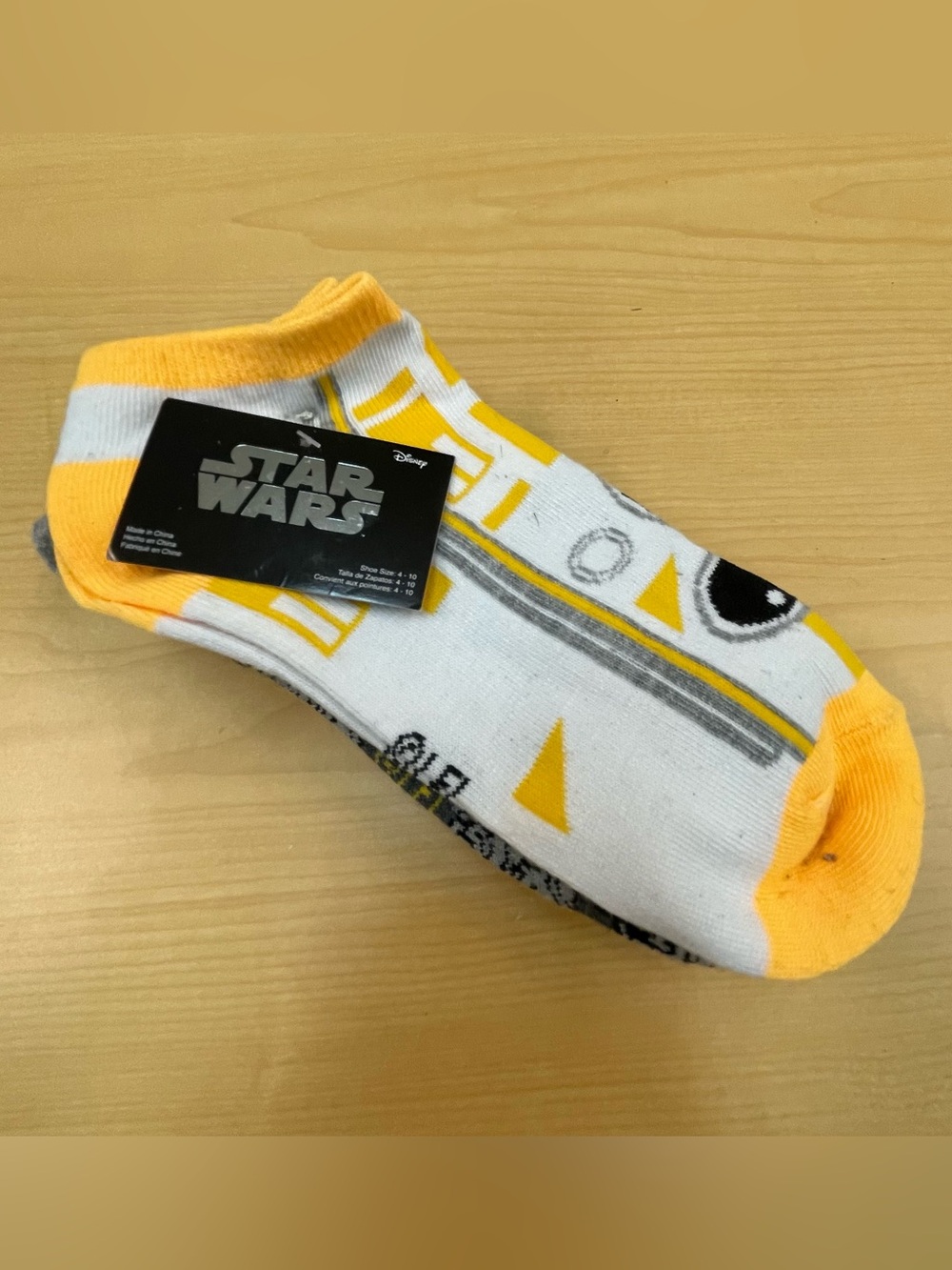 Star Wars BB8 - 6 - Pk Low-Cut Socks - Size 4-10